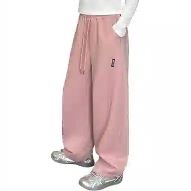 冬季一体奥粒绒舒适亲肤保暖香蕉卫裤儿童运动裤 冬春秋