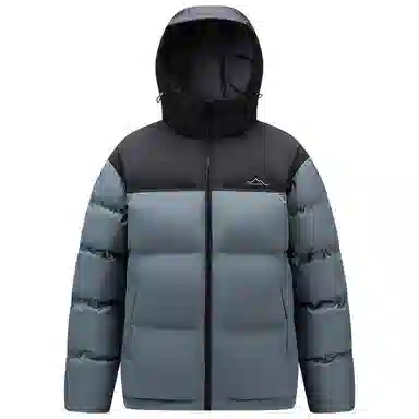 鸭鸭 极寒系列 石墨烯蓄热加厚保暖连帽冬季外套纯色韩版休闲基础百搭短款户外运动面包羽绒服 男女同款