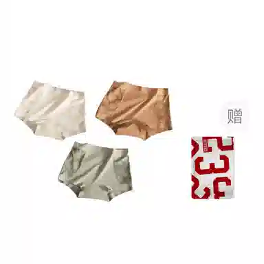 二三二三 性感法式蕾丝亲肤柔软短裤吸汗透气不卷边防夹臀贴身裤日常通勤瑜伽舞蹈约会居家三角内裤 女款