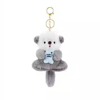 OFLY Cute Plush Otter Bag Doll Keychain