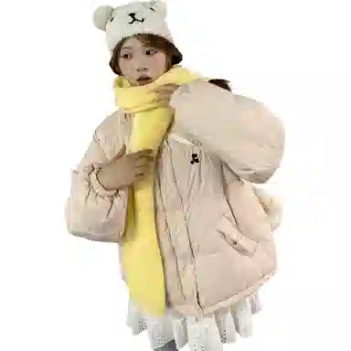 丝絮丝绸  韩版宽松立领温暖舒适百搭棉衣棉服 男女同款