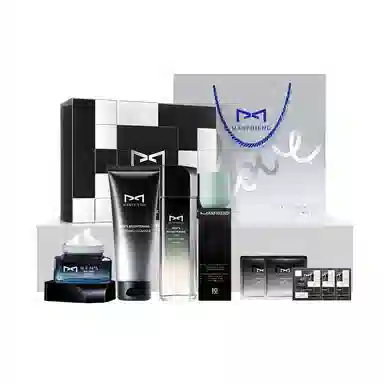 麦芙迪 男士美白亮肤礼盒 护肤套装 淡斑美白补水保湿滋润控油提亮肤色 洁面乳+爽肤水+面霜