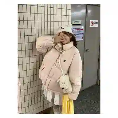 丝絮丝绸  韩版宽松立领温暖舒适百搭棉衣棉服 男女同款