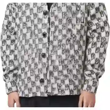 WE11DONE V-Neck Sweater White