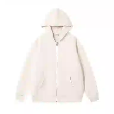 Crying Center Low Neck Air Fleece Logo Cardigan