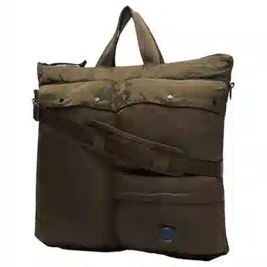 C.P. Company SAC CABAS Green Nylon Shoulder Bag