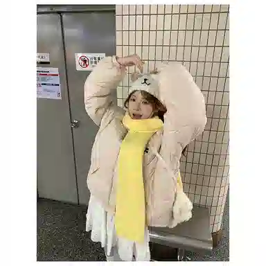 丝絮丝绸  韩版宽松立领温暖舒适百搭棉衣棉服 男女同款