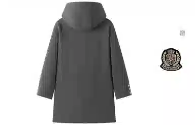 东鲸岁时记 时尚舒适保暖经典柔软高级感冬季夹棉学院风长袖女毛呢外套中长款可爱毕业季开学季大衣 女款