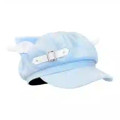 艾佳微 【灵动猫耳】猫耳朵女二次元亚文化甜酷软萌可爱宅系潮 棉 贝雷帽 男女同款情侣款