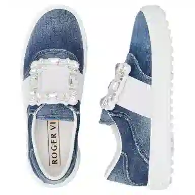 Roger Vivier Low-Top Sneakers Blue