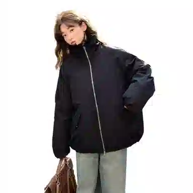 桴生 美式加厚女宽松冬季复古棉袄棉衣保暖巴恩风外套棉服 女款