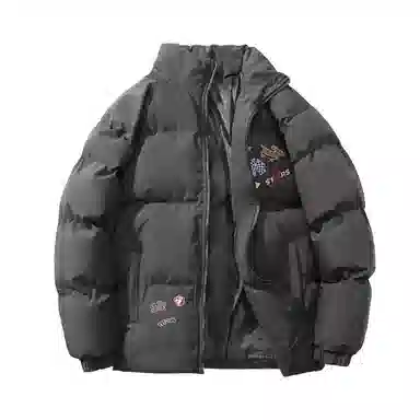 tre club Vintage Cartoon Print Padded Jacket