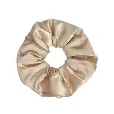 希铃 枕头睡眠缎面高级感 雪纺 发圈 女款