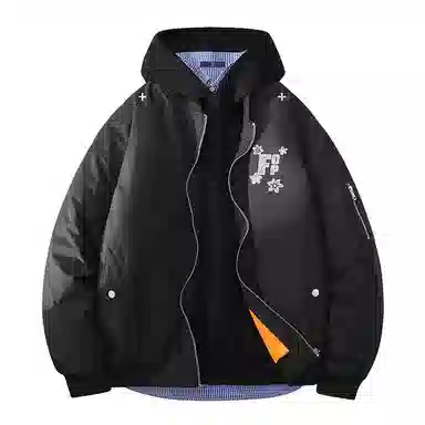 FAX FOR FMACM Vintage Lace Letter Print Jacket