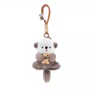 OFLY Cute Plush Otter Bag Doll Keychain