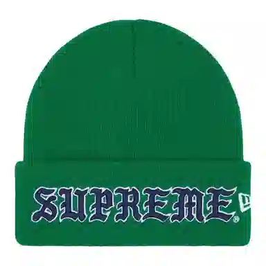 SupremexNew Era FW25 Week 7 Old English Beanie
