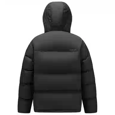 鸭鸭 极寒系列 石墨烯蓄热加厚保暖连帽冬季外套纯色韩版休闲基础百搭短款户外运动面包羽绒服 男女同款