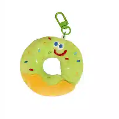 LEVENKENESS Cute Dessert Plush Keychain