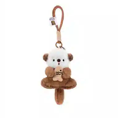 OFLY Cute Plush Otter Bag Doll Keychain