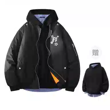 FAX FOR FMACM Vintage Lace Letter Print Jacket