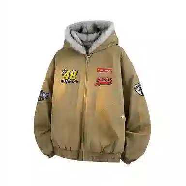 HUANQIU Barn Style Fleece Jacket