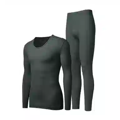 浪莎 恒温防寒打底衣简约百搭休闲保暖套装 男款