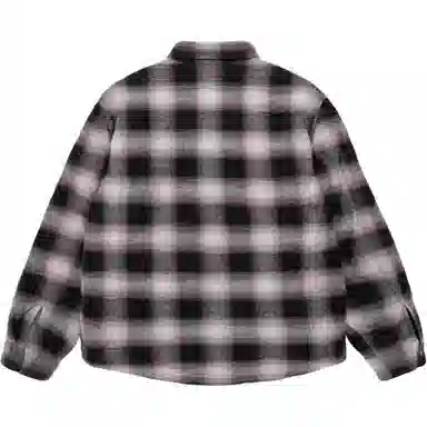 Stussy FW25 QUILTED PLAID SHIRT JACKET