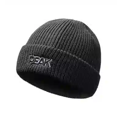 匹克 休闲简约潮流保暖防静电 腈纶 绒线帽 男女同款情侣款