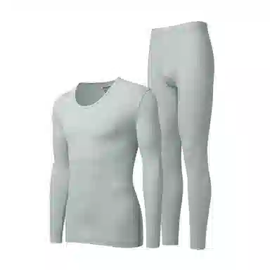 浪莎 恒温防寒打底衣简约百搭休闲保暖套装 男款