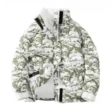 FORHUG Unisex Printed Down Jacket