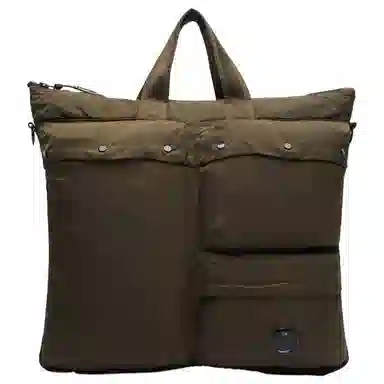 C.P. Company SAC CABAS Green Nylon Shoulder Bag