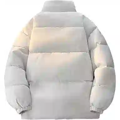 徐百货 复古潮流简约上衣外套高级感艺术签名字母基础款美式高街宽松面包服痞帅百搭棉服 男女同款