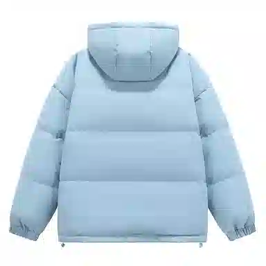 左岸 秋冬加厚保暖青少年港风连帽面包服棉衣休闲宽松简约纯色潮牌棉袄外套棉服 男款