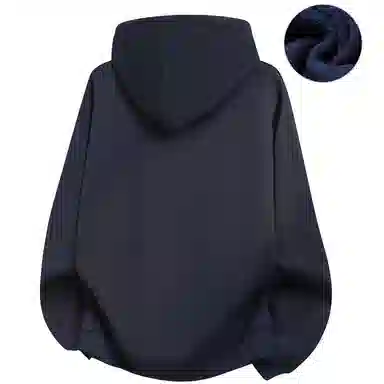 阿凡迪 校园童趣【重磅华棉】美式简约基础款卡通动物字母撞色仿刺绣高级感印花高街个性潮流百搭通勤无性别宽松连帽卫衣 男女同款