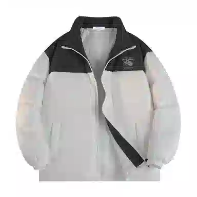 JEANSWEST Patchwork Puffer Jacket