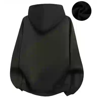 阿凡迪 校园童趣【重磅华棉】美式简约基础款卡通动物字母撞色仿刺绣高级感印花高街个性潮流百搭通勤无性别宽松连帽卫衣 男女同款