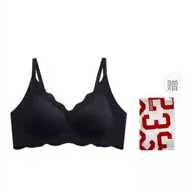 二三二三 无痕裸感小胸聚拢亲肤内衣轻薄透气柔软固定水滴杯高弹不束缚舒适无钢圈胸罩灵活可拆稳定承托防下垂文胸 女款