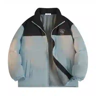 JEANSWEST Patchwork Puffer Jacket