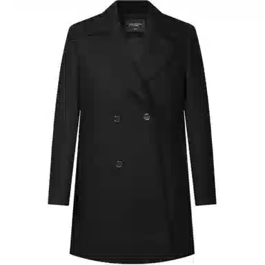 LESS IS MORE Double-Breasted Coat