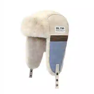 祎步康 加厚保暖百搭护耳帽户外骑行滑雪飞行员帽毛绒 涤纶 雷锋帽 男女同款情侣款