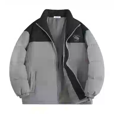 JEANSWEST Patchwork Puffer Jacket