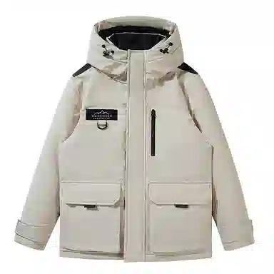 【dme】 冬季经典极寒户外工装鹅绒连帽保暖羽绒服 男女同款