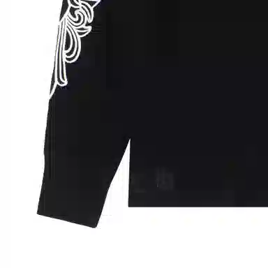 Chrome Hearts SS25 Horseshoe Print Long Sleeve Tee Black
