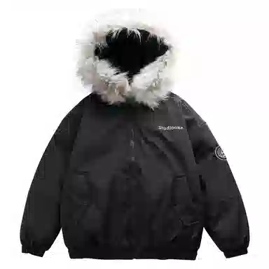 THREE Oversized Parka Coat