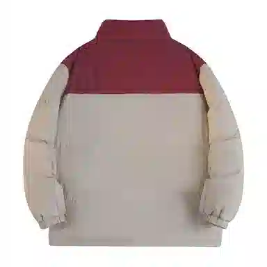 JEANSWEST Patchwork Puffer Jacket