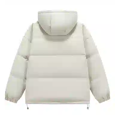 左岸 秋冬加厚保暖青少年港风连帽面包服棉衣休闲宽松简约纯色潮牌棉袄外套棉服 男款
