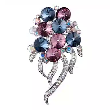 兰盈 花簇 合金 胸针 女款