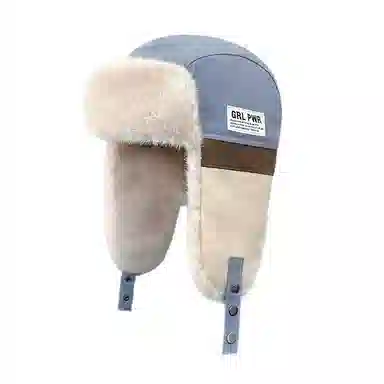 祎步康 加厚保暖百搭护耳帽户外骑行滑雪飞行员帽毛绒 涤纶 雷锋帽 男女同款情侣款