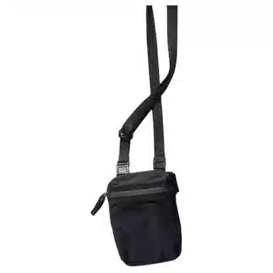 UNIQLO 1L Nylon Shoulder Bag Black