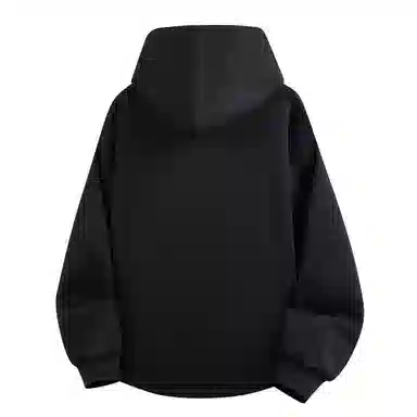 阿凡迪 美式高街趣味涂鸦仿贴布卡通印花设计字母品牌上衣潮流时尚经典百搭休闲宽松舒适个性学生情侣通勤户外落肩连帽格子卫衣 男女同款